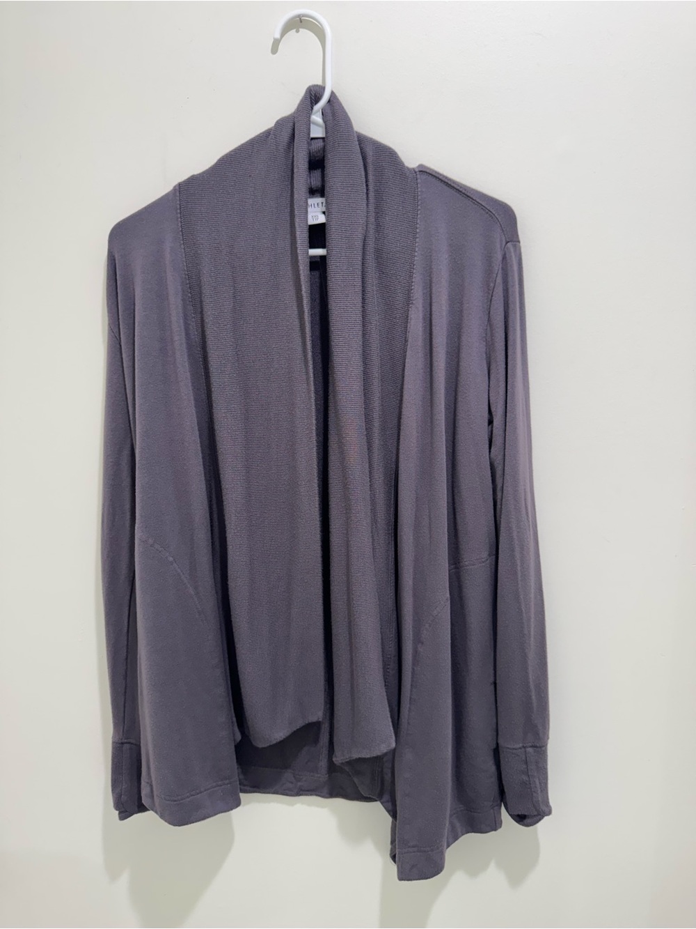 Athleta Open Front Wrap Cardigan‎ Sweater Purple XXS